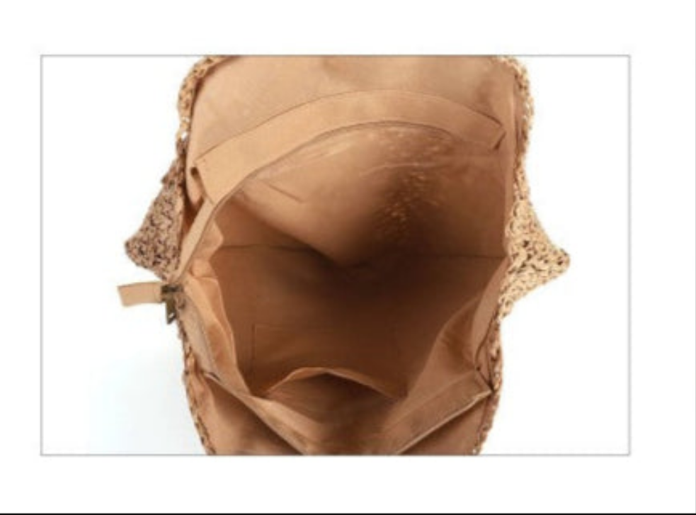 Crochet Raffia Beach Bag - (choose your Colour)