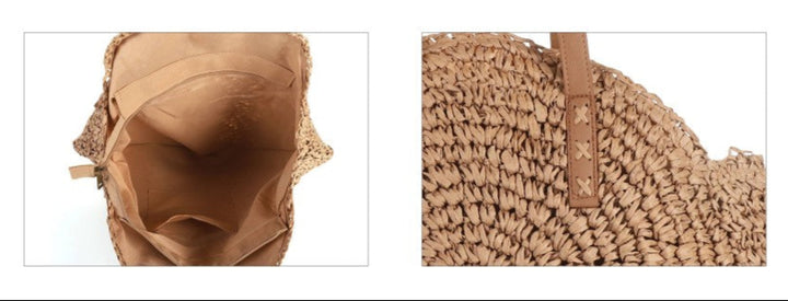 Crochet Raffia Beach Bag - (choose your Colour)