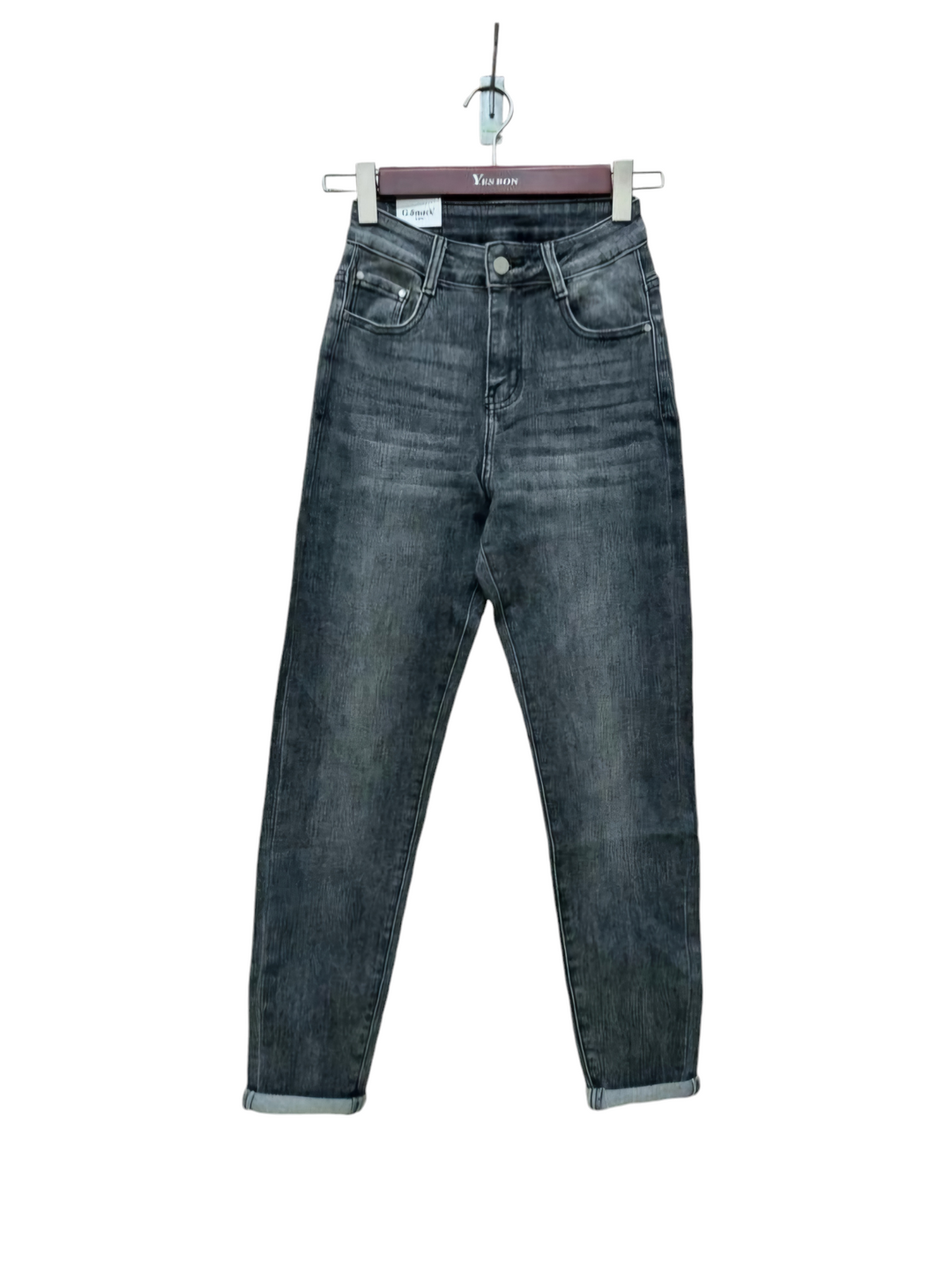 G Smack Mom Jeans in Grey Stonewashed - (choose your Size)