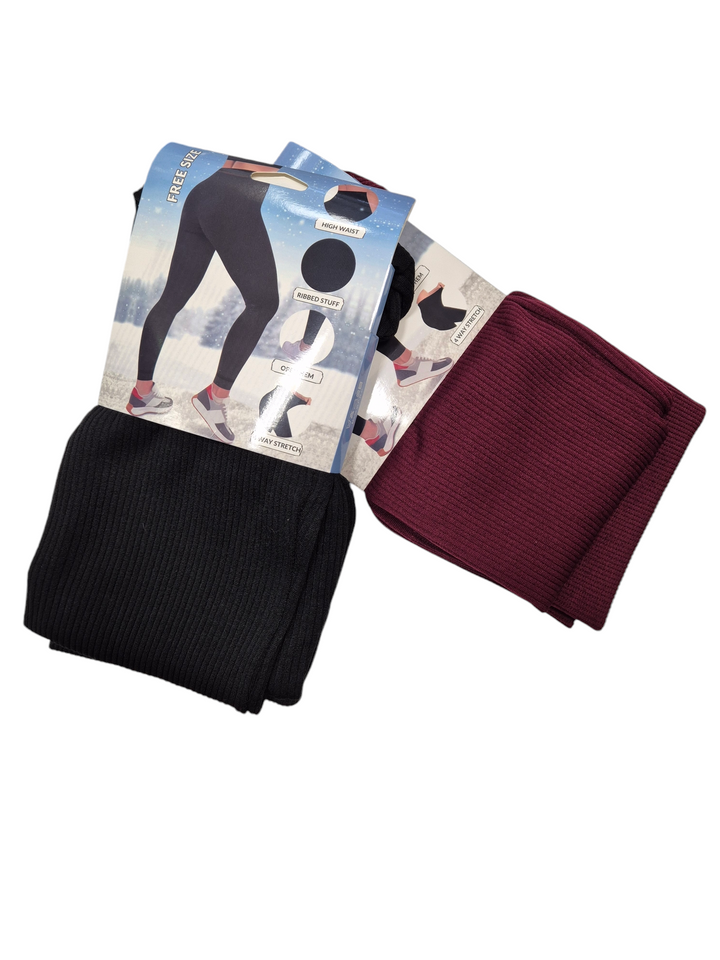 Reese Ribbed Leggings (Soft Touch) - (choose your Colour)