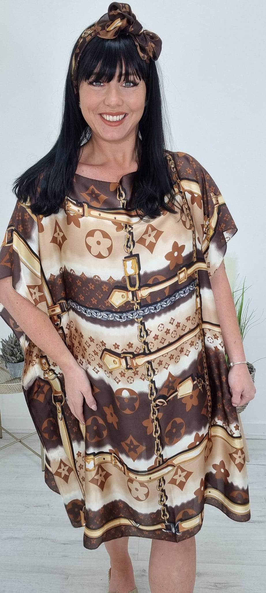 Louis Neckerchief, Hair Tie, Bag Tie - Chocolate