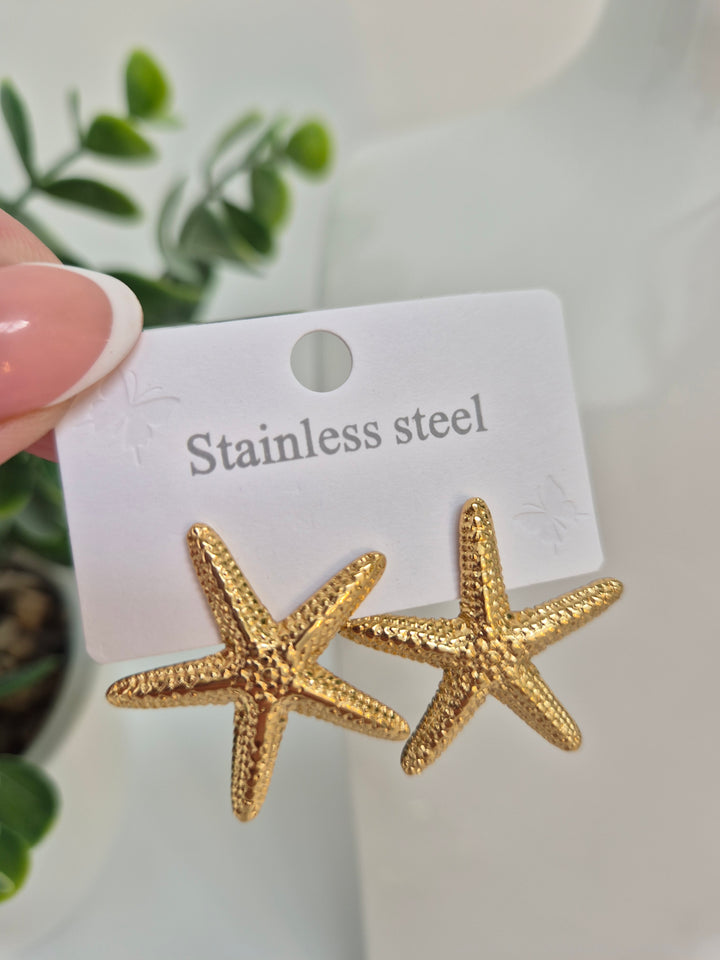 Starfish Earrings (Pierced)