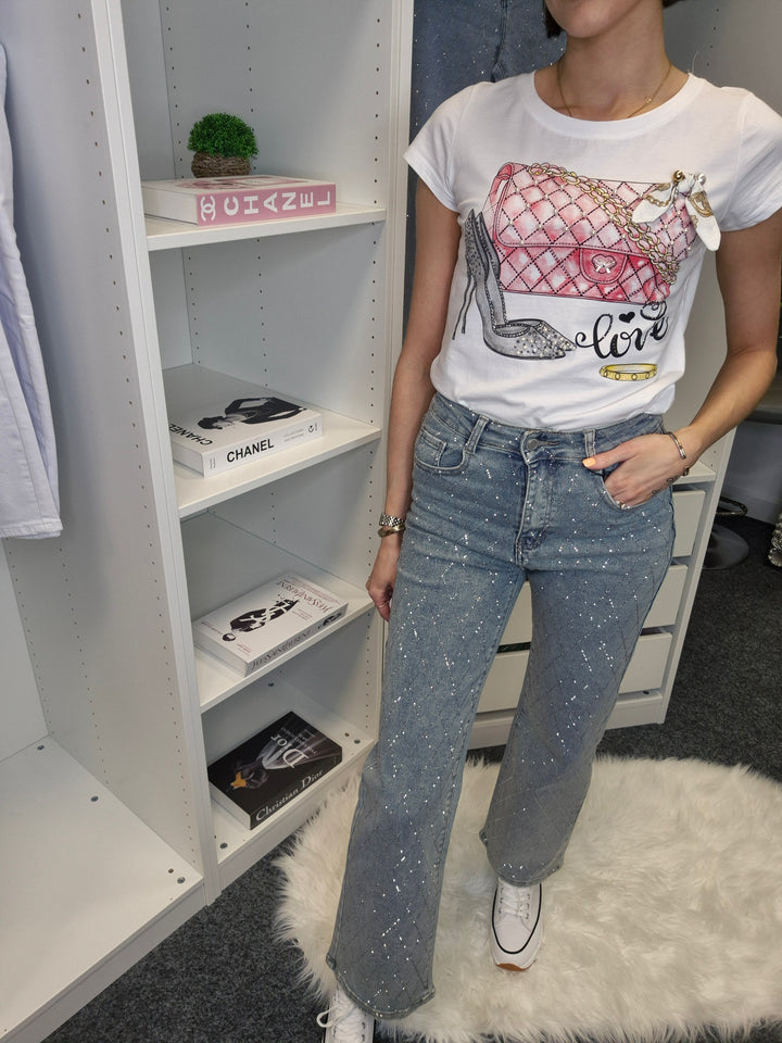 CoCo Tee Shirt - White (Petite Size)