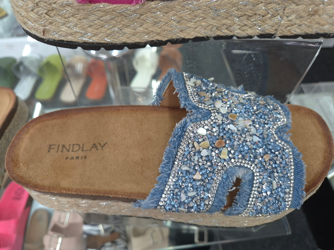 Seychelles Slip On Sandals - Blue (choose your Size)