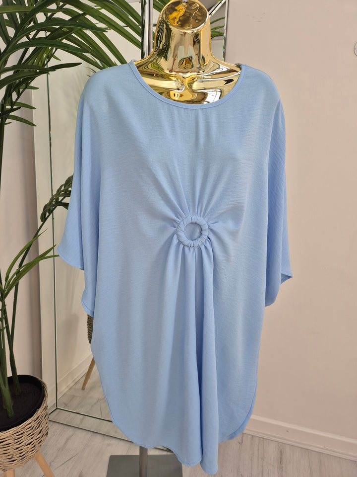 Alexandrina Ruched Dress - (choose your Colour) - (Oversized)