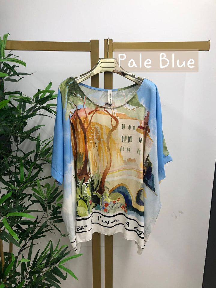 Amalfi Silky Oversized Top - (choose your Colour)