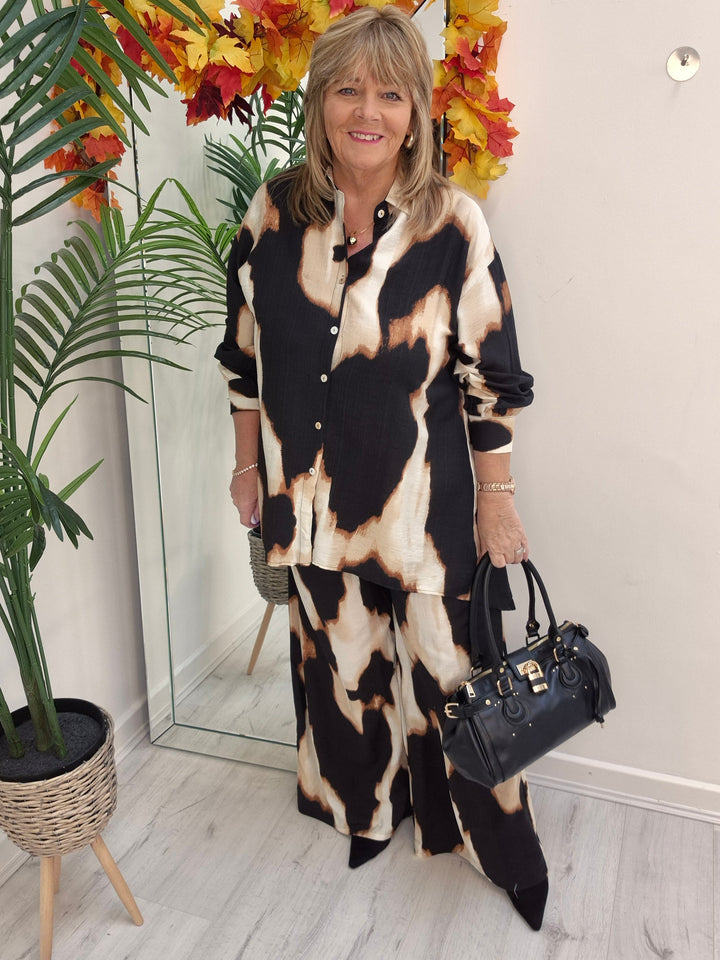 Alana 2 Piece Co-ord Set - (One Size/Curvy) - (fits from Size 14 to Size 18)