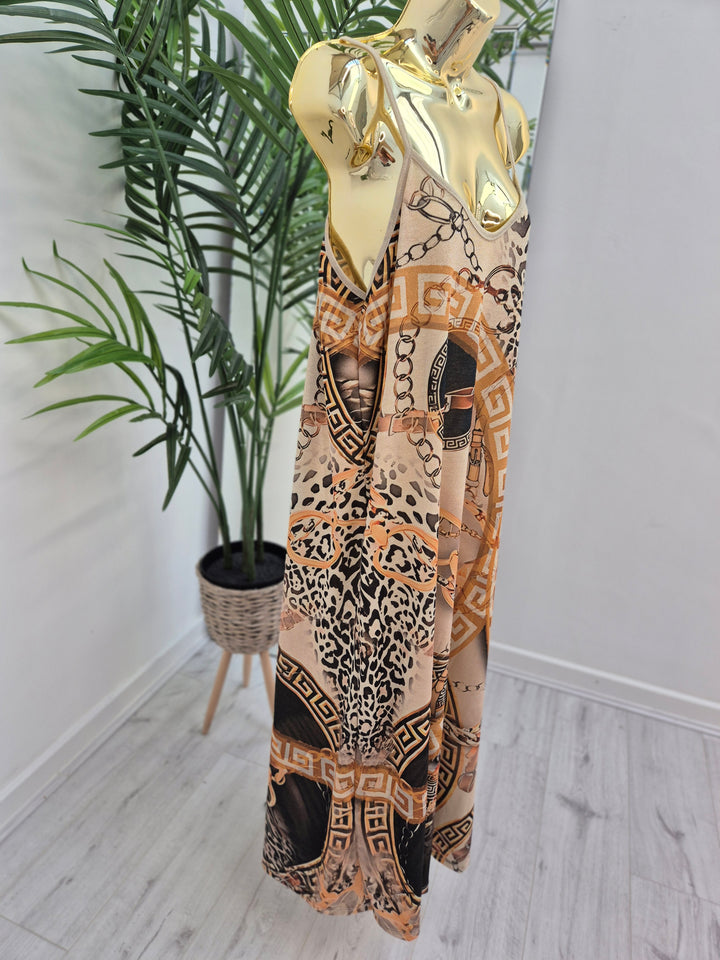 Carla Shimmer in Chain Link (choose Dress or Kimono)