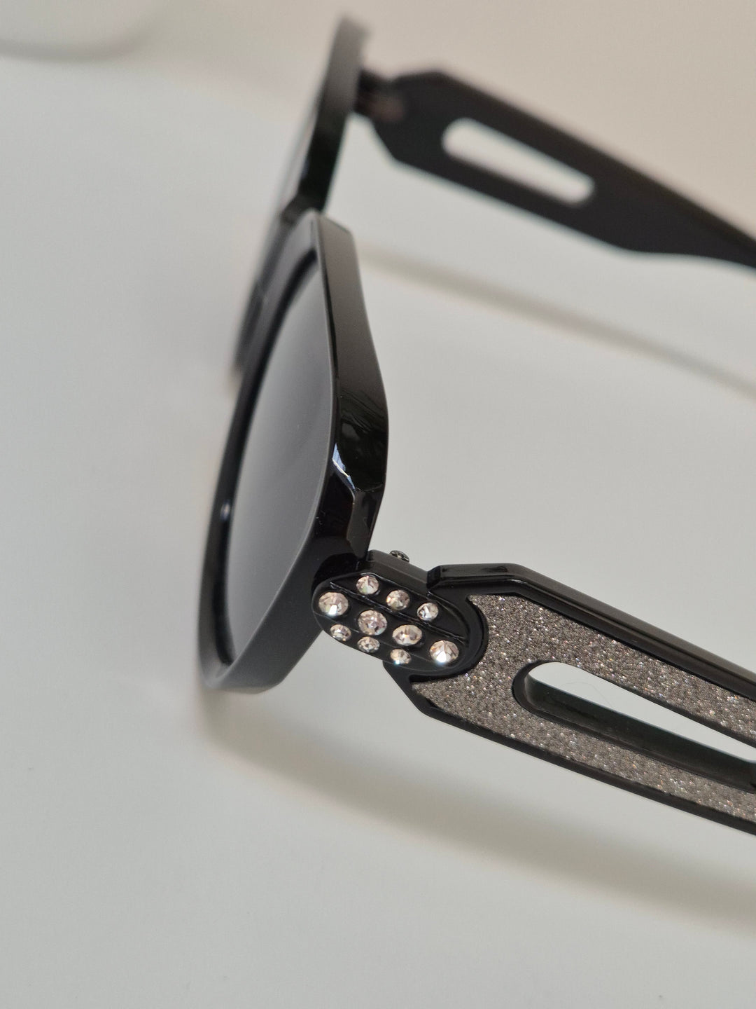 Sunglasses  - Black with Crystals & Glitter