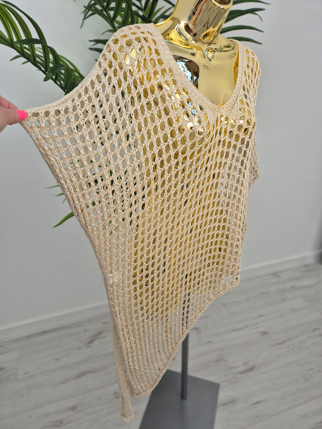 Asymmetric Crochet Top - (choose your Colour)