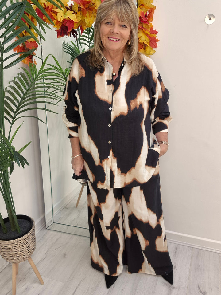 Alana 2 Piece Co-ord Set - (One Size/Curvy) - (fits from Size 14 to Size 18)