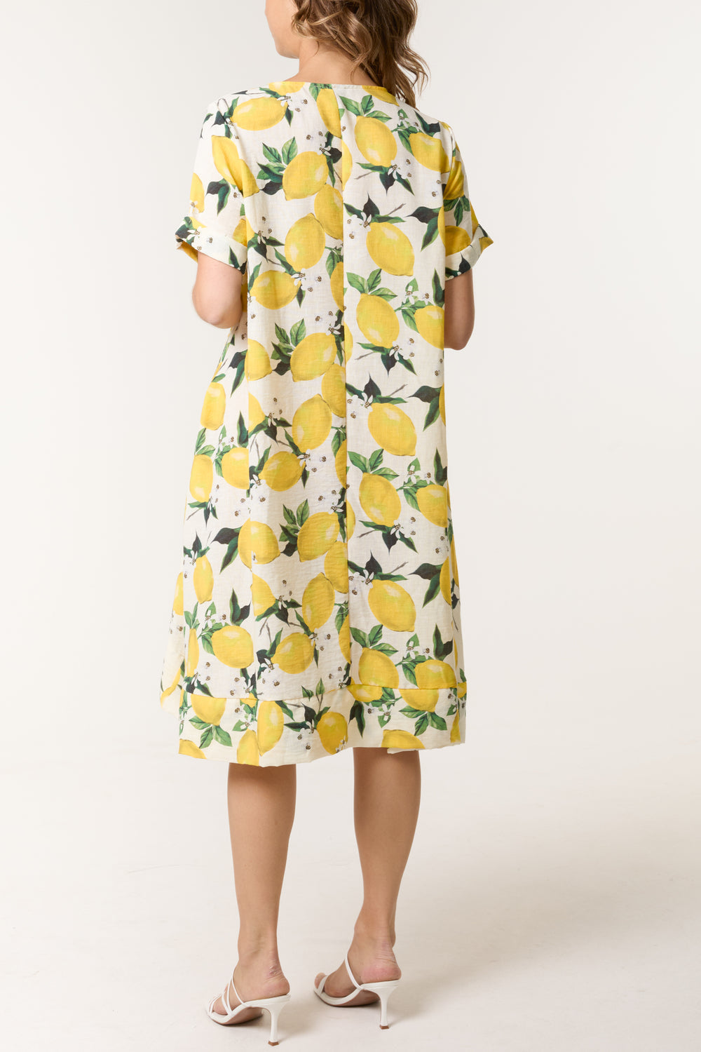 Santorini Dress - Lemons
