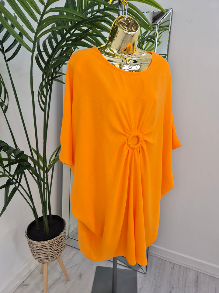 Alexandrina Ruched Dress - (choose your Colour) - (Oversized)