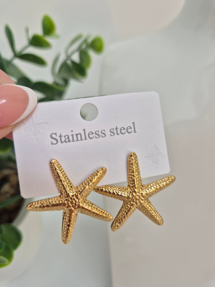 Starfish Earrings (Pierced)