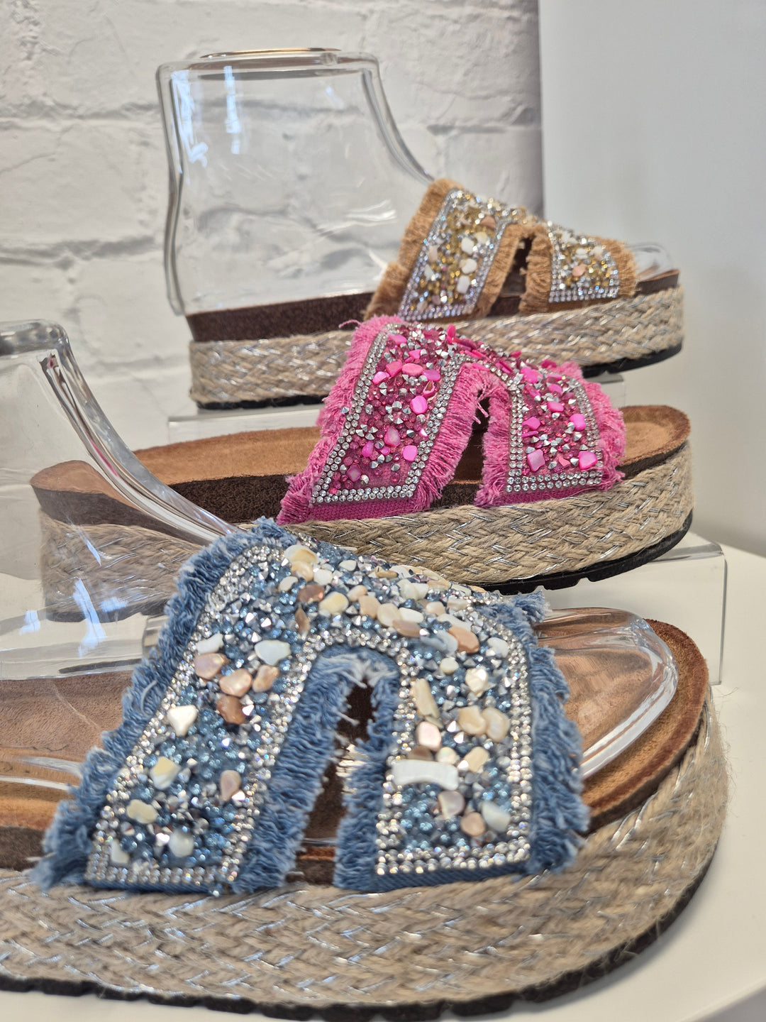 Seychelles Slip On Sandals - Blue (choose your Size)