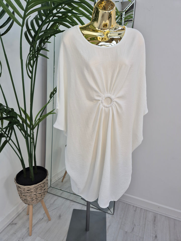 Alexandrina Ruched Dress - (choose your Colour) - (Oversized)