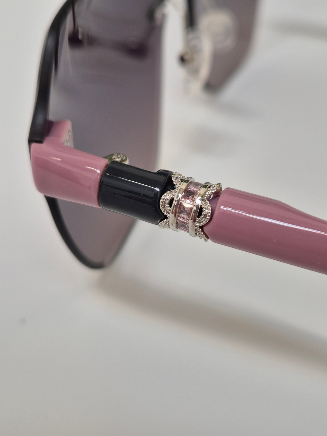 Sunglasses  - Pink with Crystals