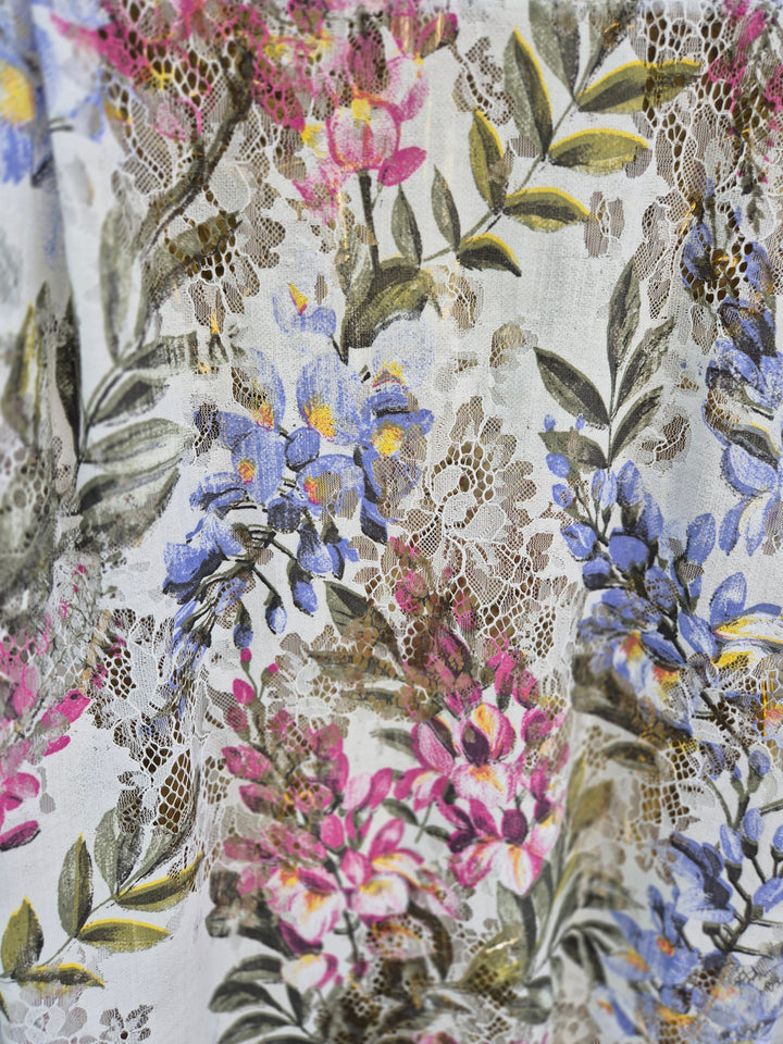 Georgina Floral Lace Blouse (Oversized)