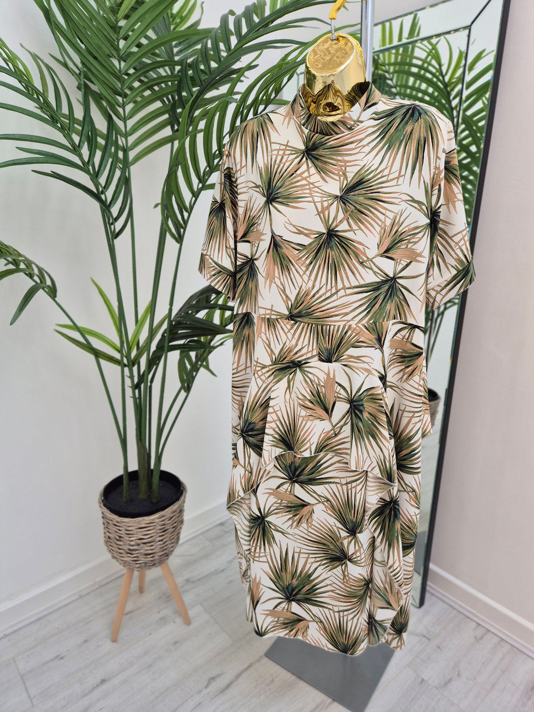 Palm Wrap Dress - Green (choose your Style & Size)