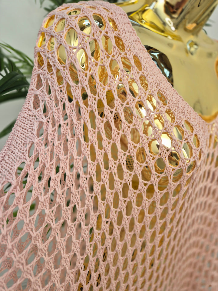 Asymmetric Crochet Top - (choose your Colour)