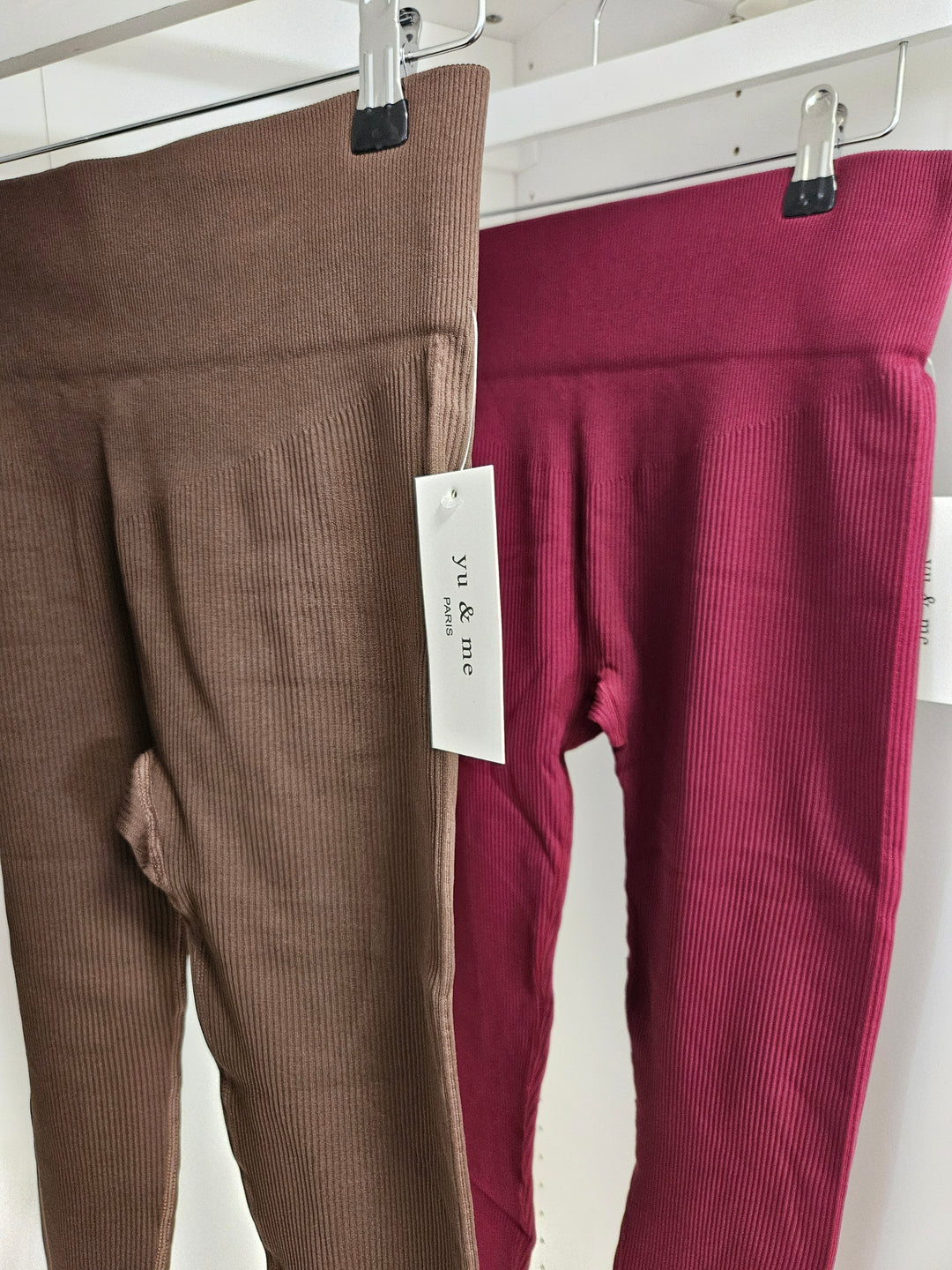 Magic Ribbed Leggings with Control (One Size/Curvy) - (choose your Colour)