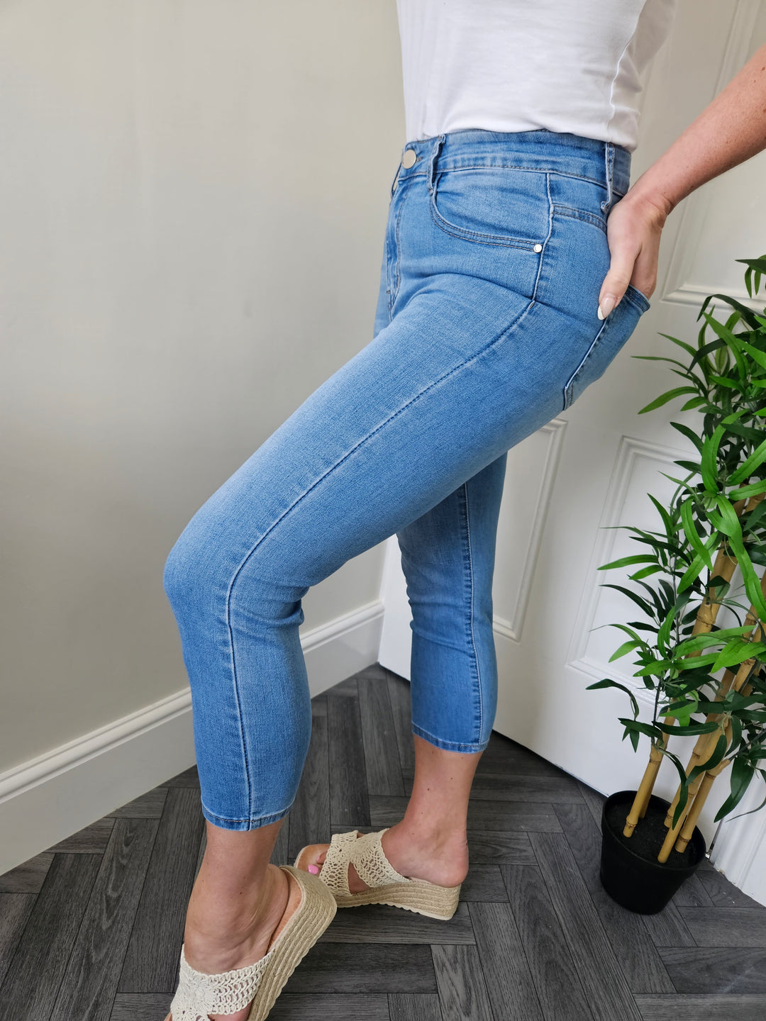 G Smack Stonewashed Pedal Pusher Jeans - (choose your Size)