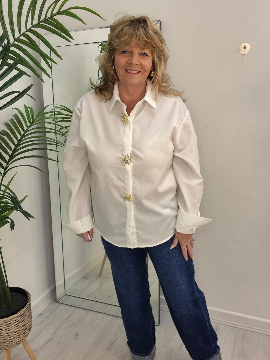 Sun Blouse (choose your Size) - Mocha