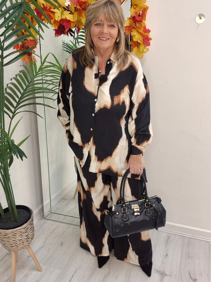 Alana 2 Piece Co-ord Set - (One Size/Curvy) - (fits from Size 14 to Size 18)