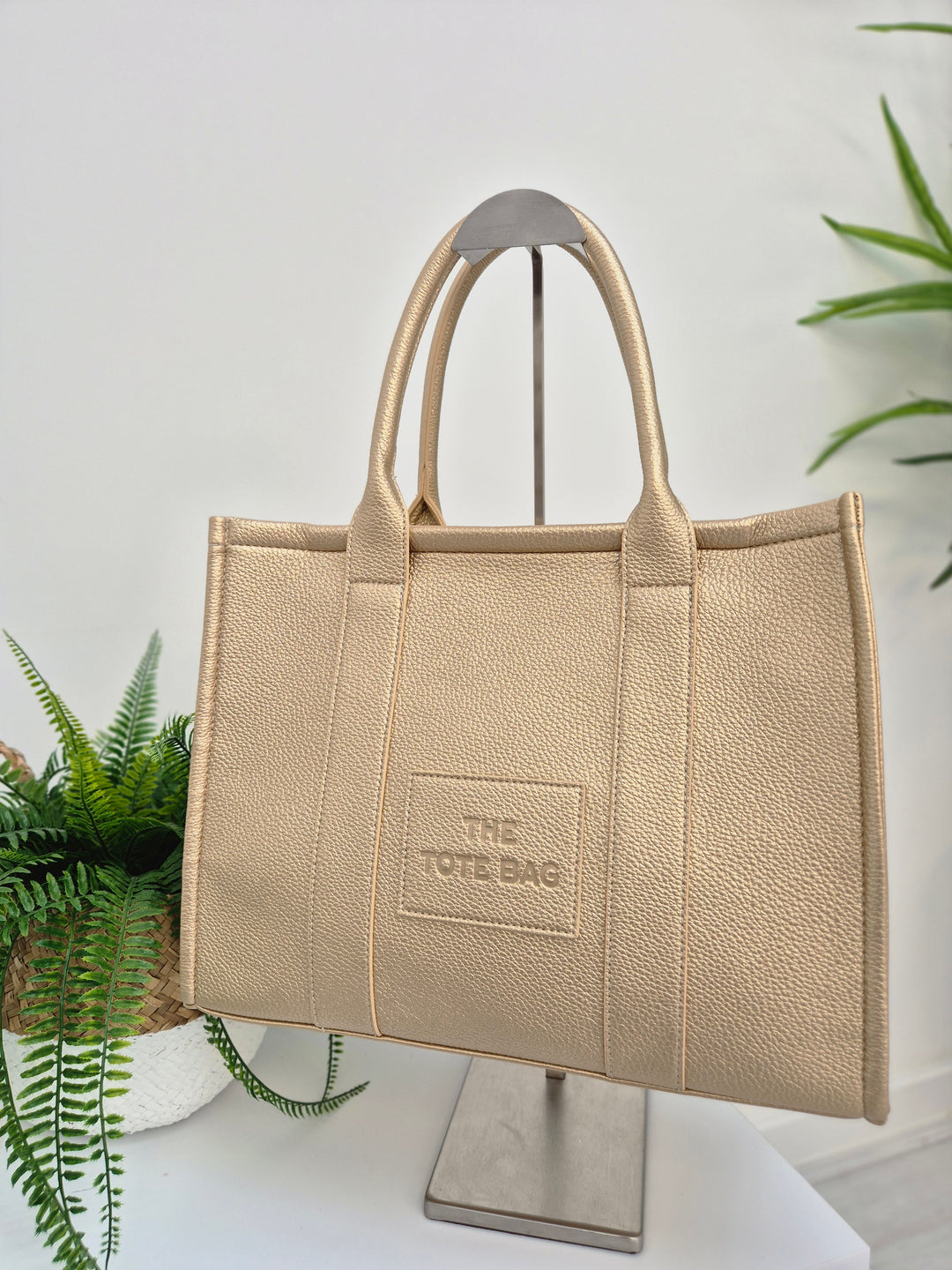 The Tote Bag - Metallic Gold