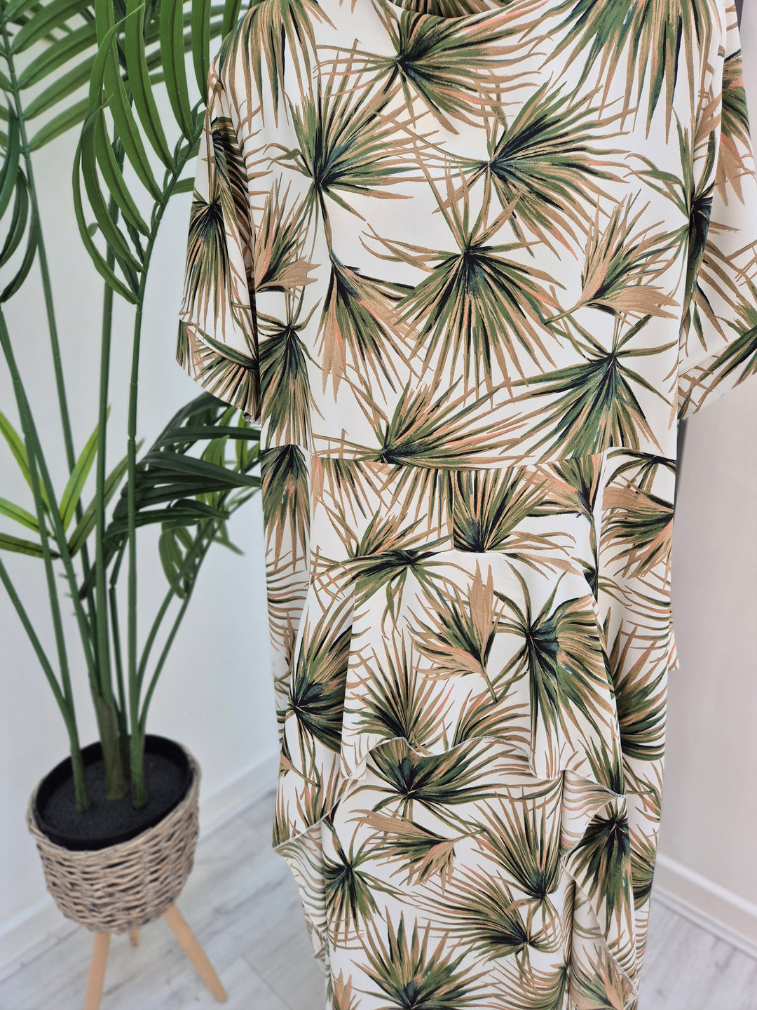 Palm Wrap Dress - Green (choose your Style & Size)