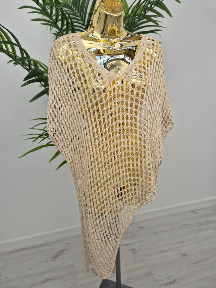 Asymmetric Crochet Top - (choose your Colour)