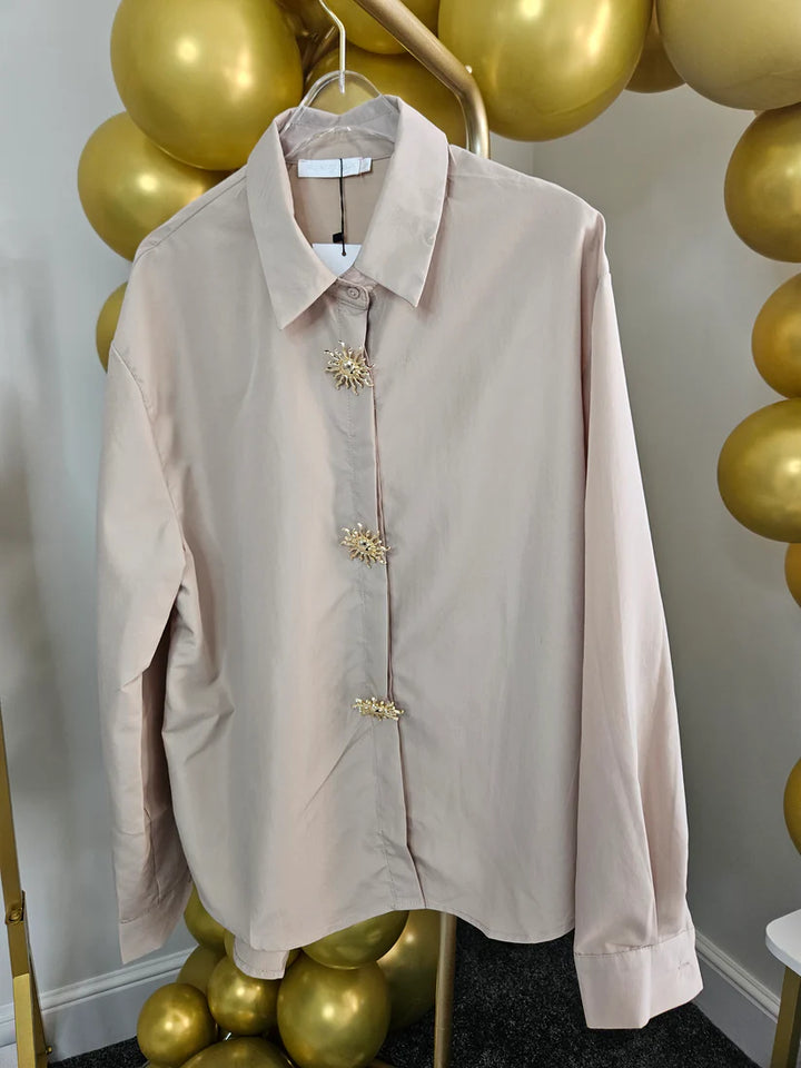 Sun Blouse (choose your Size) - Mocha
