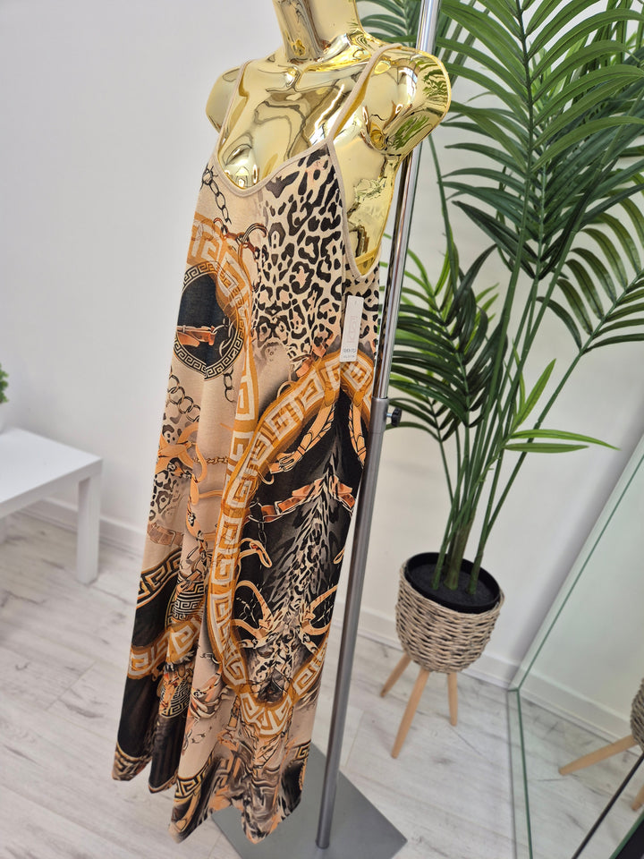 Carla Shimmer in Chain Link (choose Dress or Kimono)