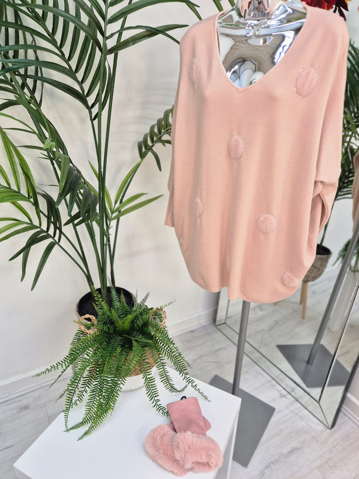 Oslo Oversized Crystal Jumper - (choose your Colour)