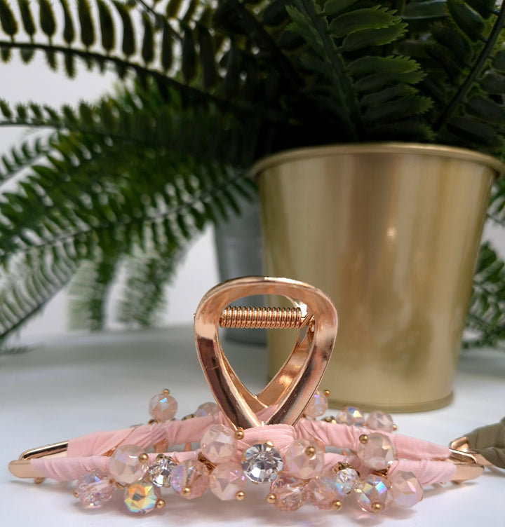 Crystal Beaded Hair Clip (choose your Colour)