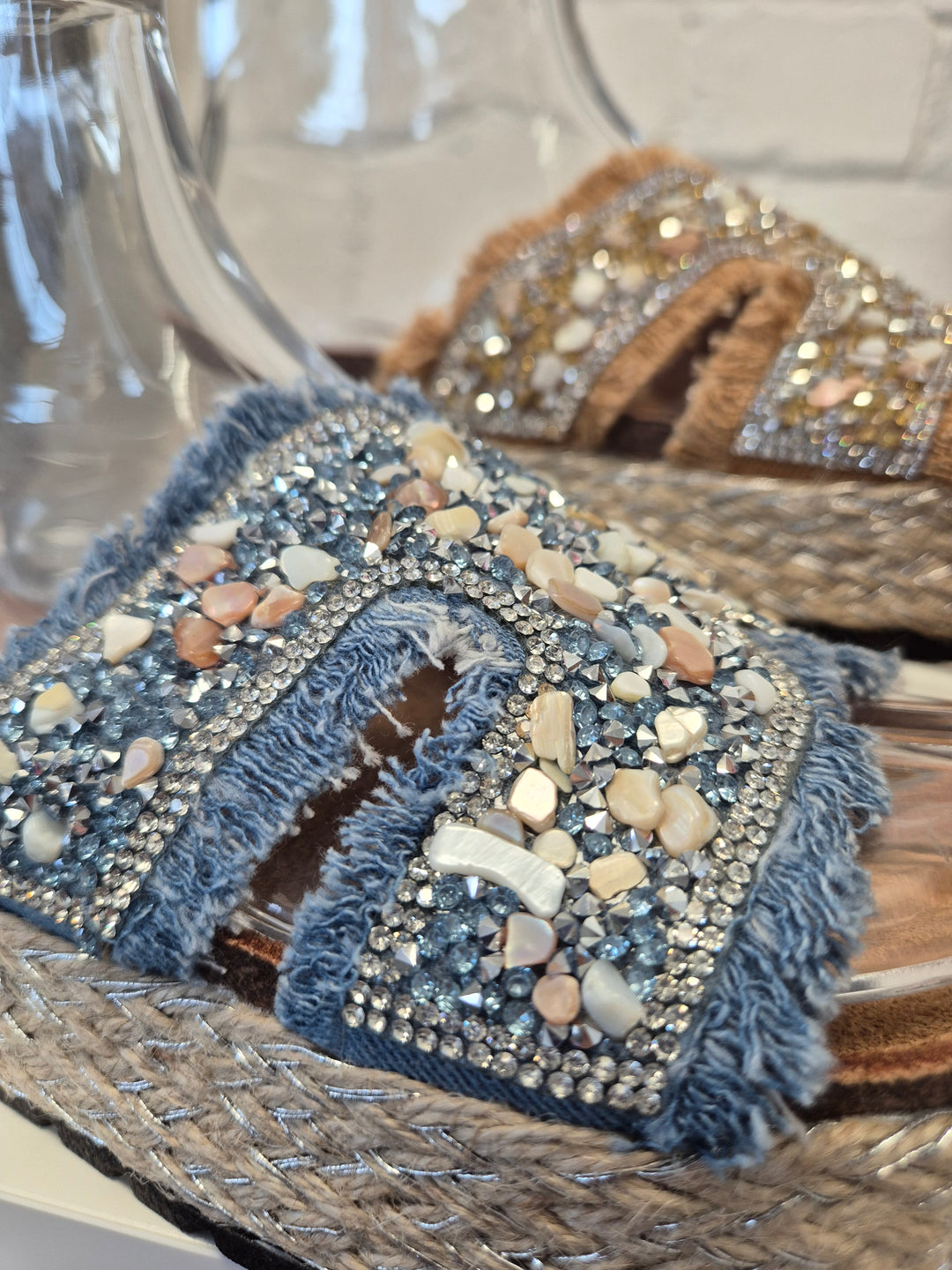 Seychelles Slip On Sandals - Blue (choose your Size)
