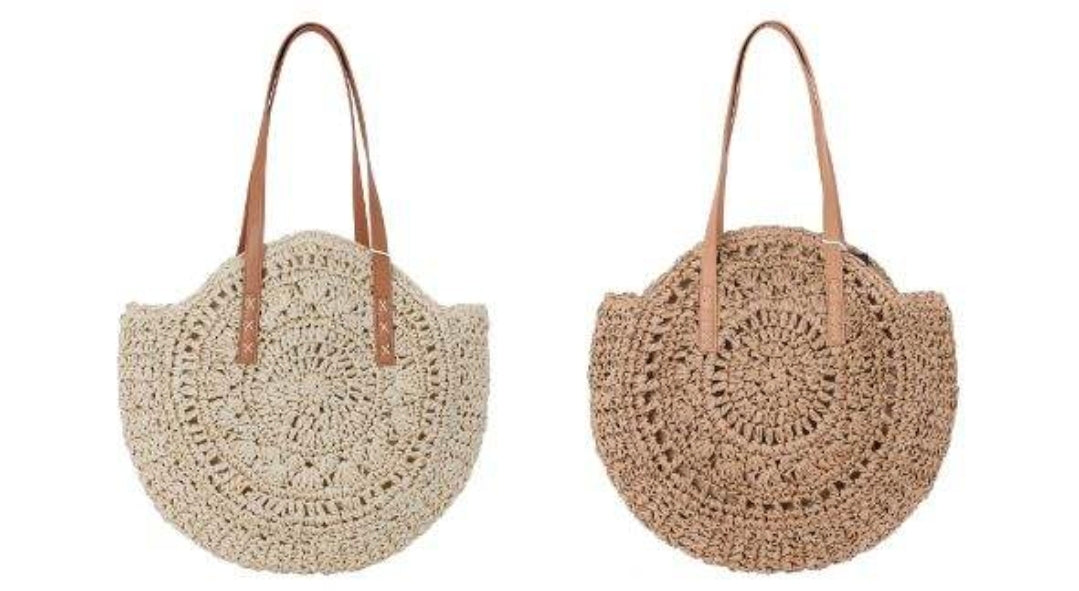 Crochet Raffia Beach Bag - (choose your Colour)