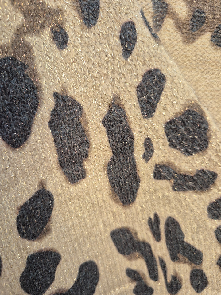 Lucia Leopard Shimmer Cardigan -  (choose your Colour)