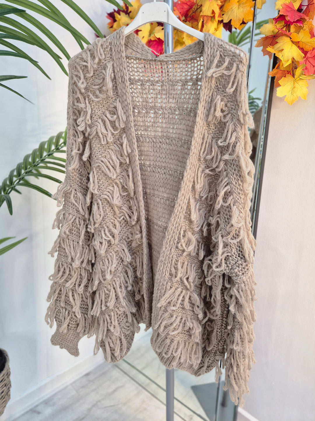 Shaggy Cardigan (Oversized) Long Length - (choose your Colour)