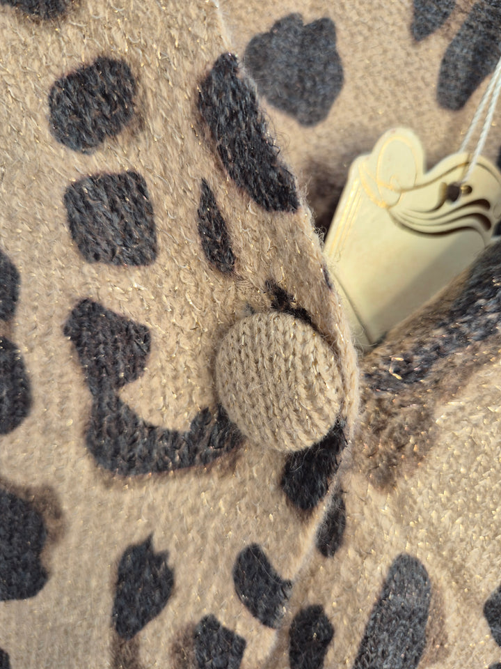 Lucia Leopard Shimmer Cardigan -  (choose your Colour)