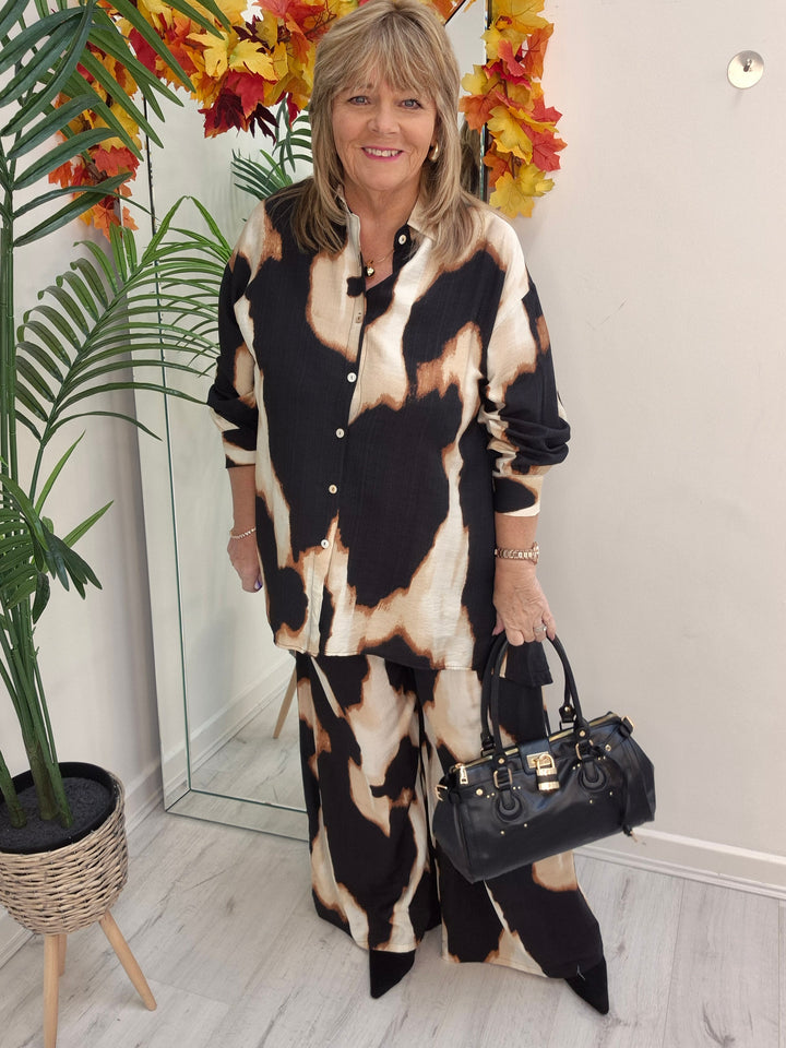 Alana 2 Piece Co-ord Set - (One Size/Curvy) - (fits from Size 14 to Size 18)