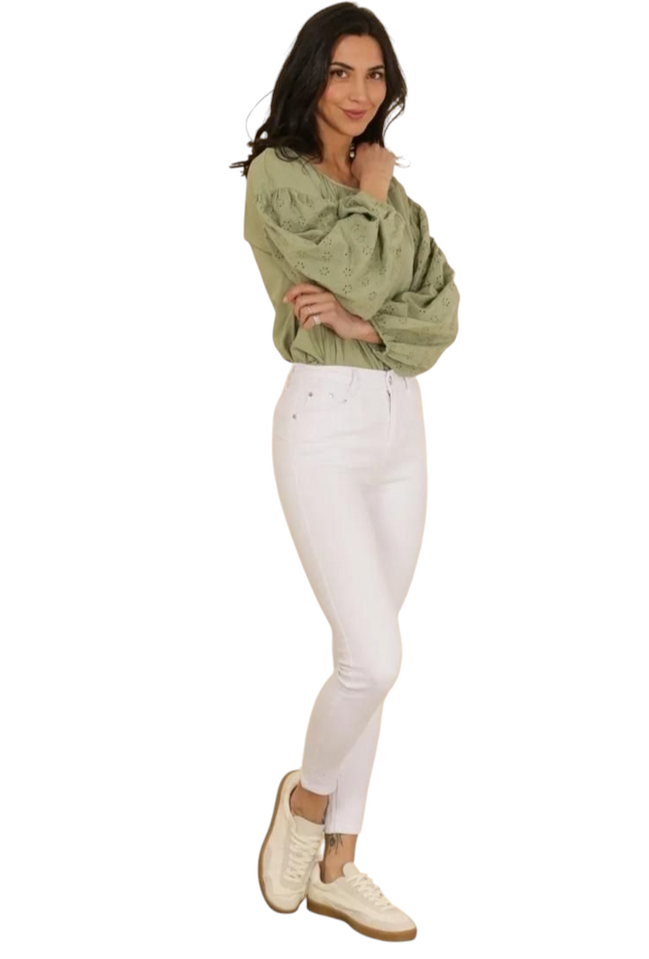 Skinny Jeans (G Smack) White - (choose your Size)