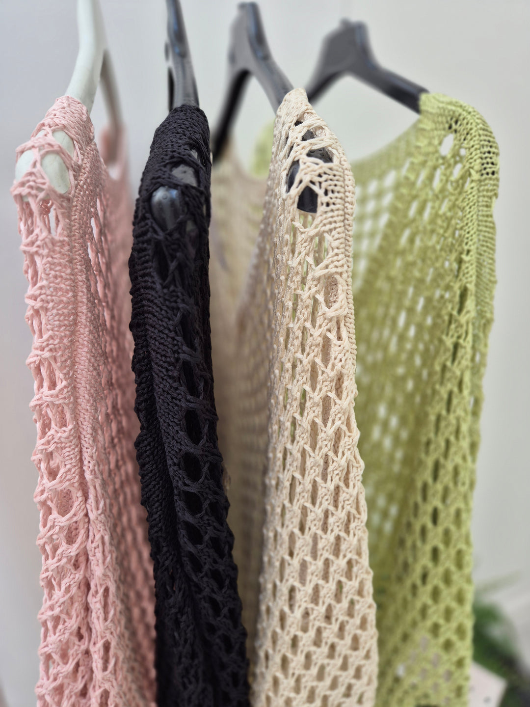 Asymmetric Crochet Top - (choose your Colour)