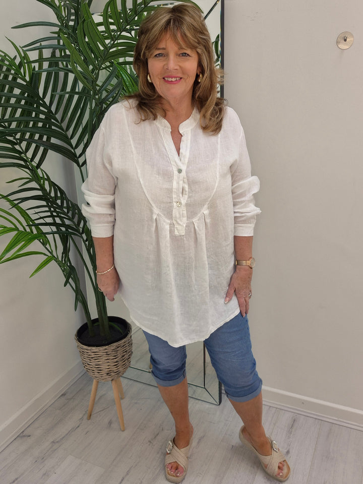 Ella Elasticated Waist Pedal Pusher Shorts (choose your Size)