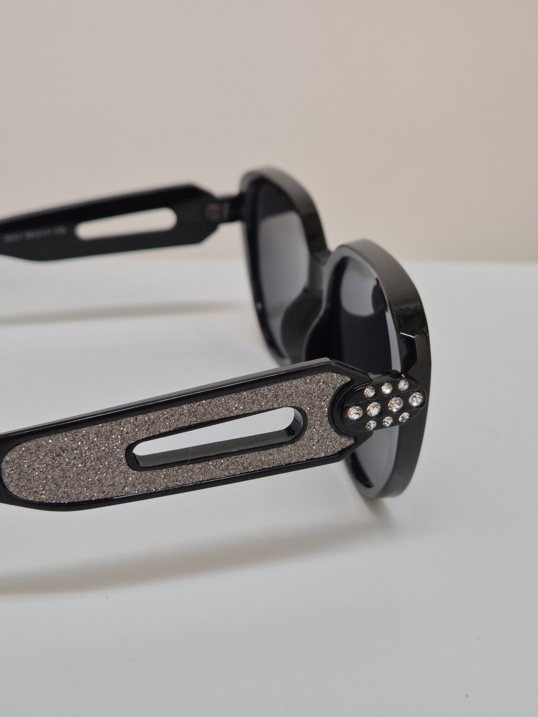 Sunglasses  - Black with Crystals & Glitter