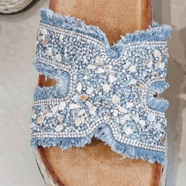 Seychelles Slip On Sandals - Blue (choose your Size)