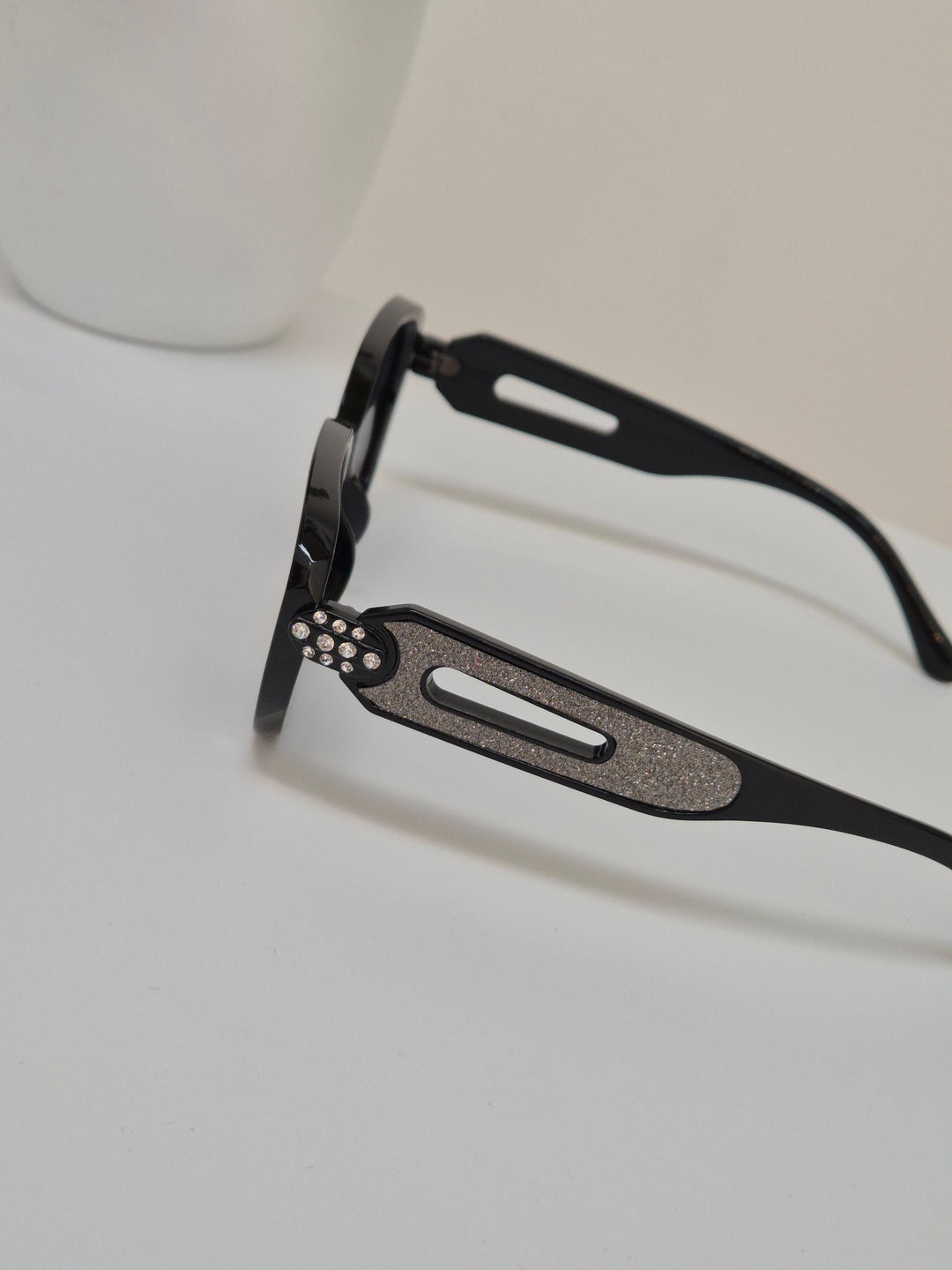 Sunglasses  - Black with Crystals & Glitter