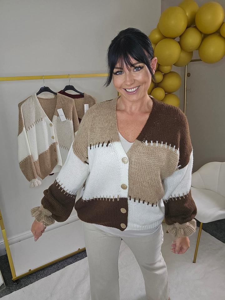 Patsy Patchwork Cardigan - (choose your Colour) - One Size fits up to Size 16