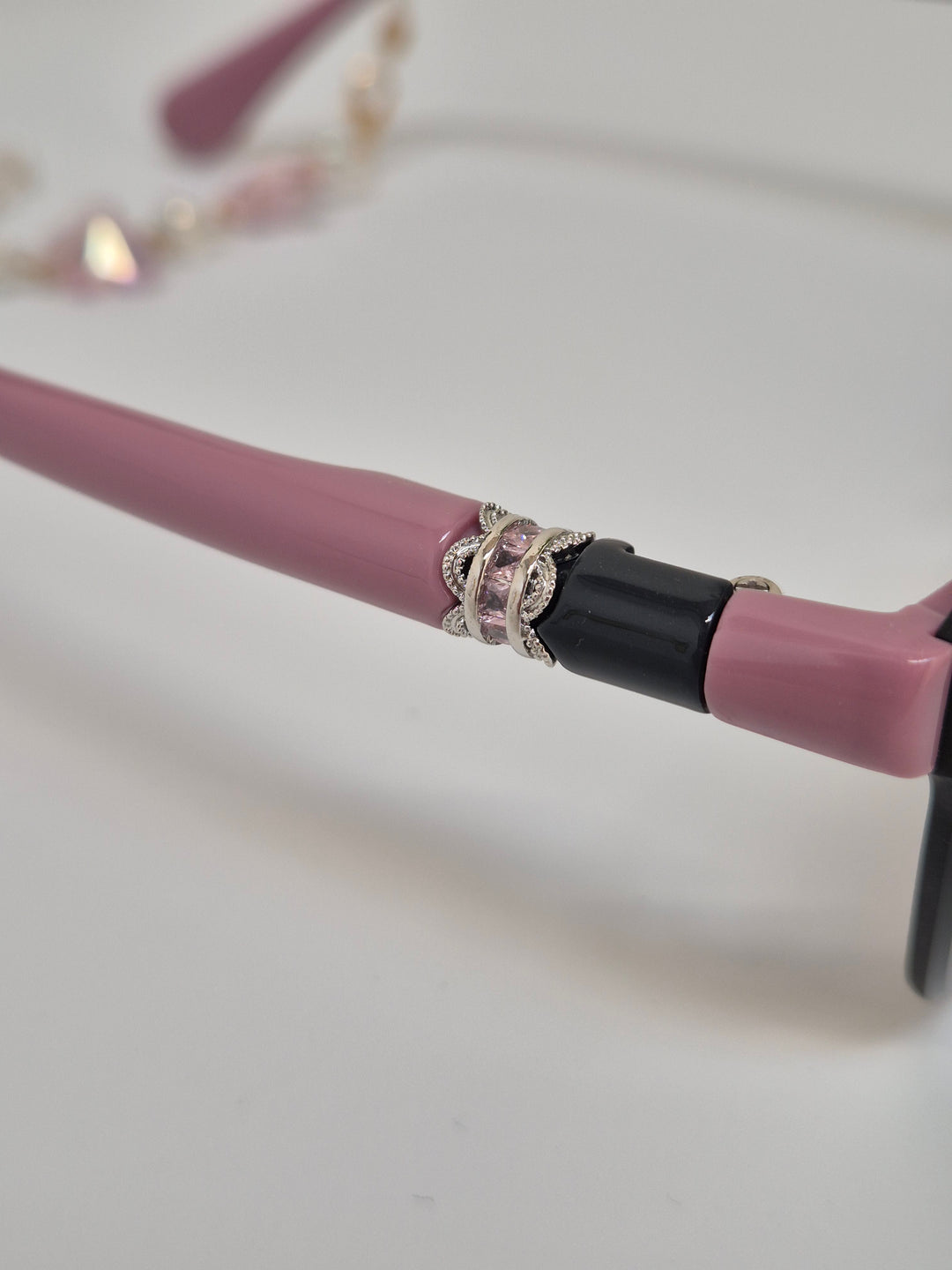 Sunglasses  - Pink with Crystals