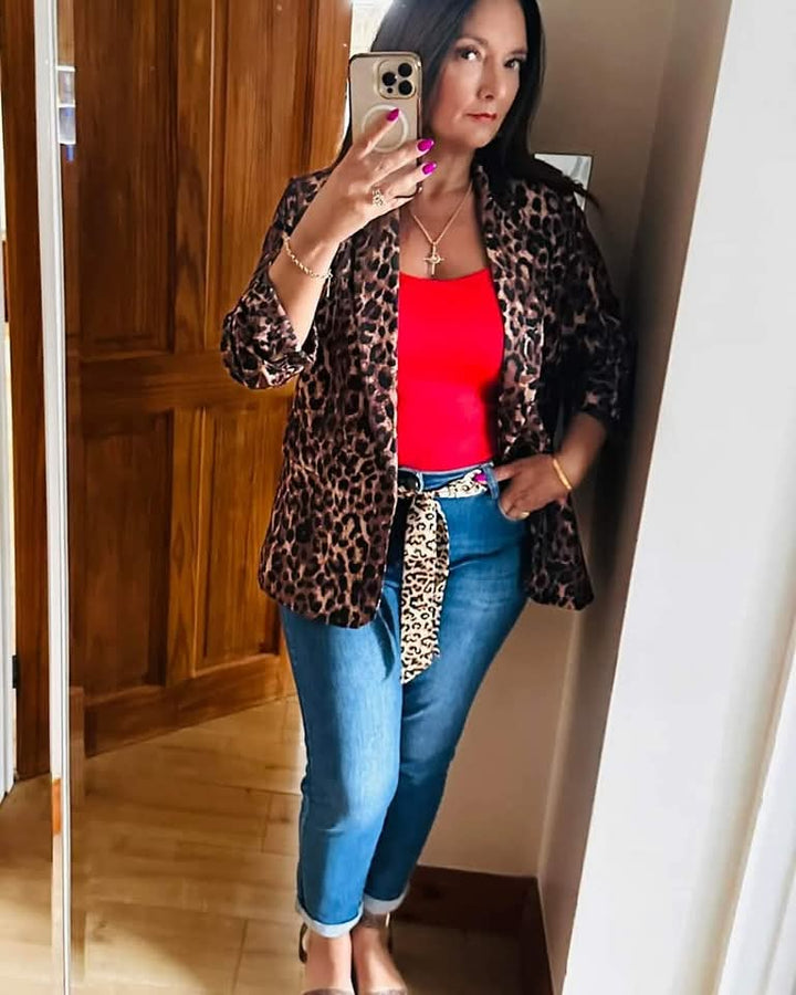 Kiara Blazer with Ruched Sleeve - (choose your Size)